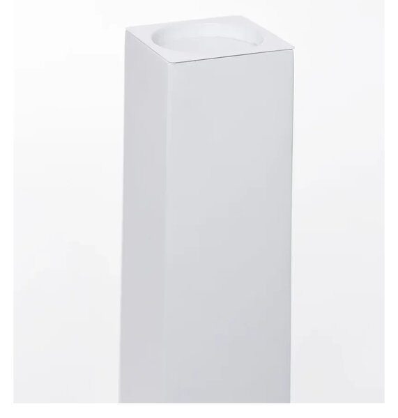 Váza OBELISK, sklolaminát, výška 100 cm, bílá, outlet