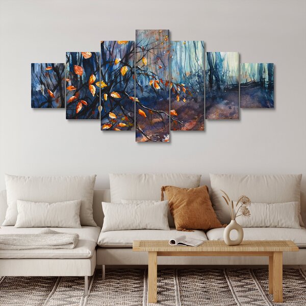 Obraz - Paprsky podzimního slunce (210x100 cm)