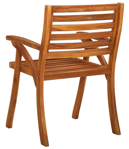 Zahradní židle 3 ks masivní akáciové dřevo 310630