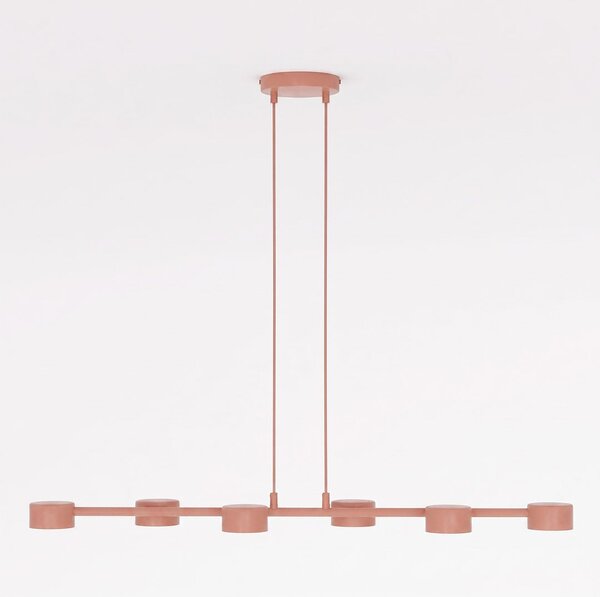 Závěsné svítidlo MEGARA 6 – korálové, 6× GX53, šířka 95 cm