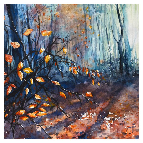 Obraz - Paprsky podzimního slunce (30x30 cm)