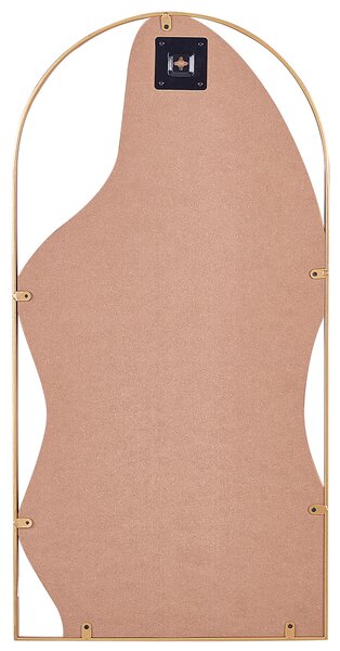 Zrcadlo COLOMBIER 41 cm 81 cm Kov Zlatá