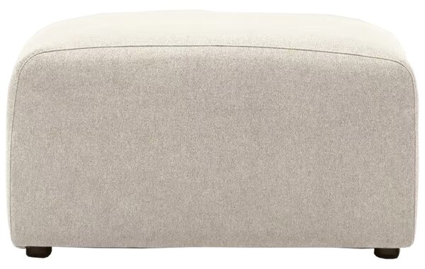 Béžová látková podnožka Kave Home Neom 75 x 65 cm