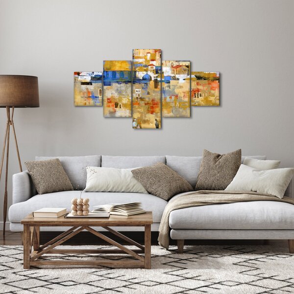 Obraz - Zeď nářků, Jeruzalém, Izrael (125x70 cm)