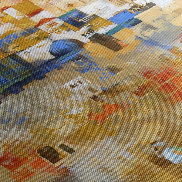 Obraz - Zeď nářků, Jeruzalém, Izrael (30x30 cm)