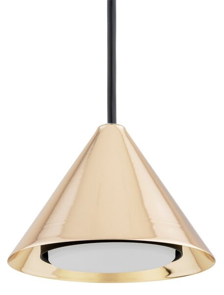 Závěsné svítidlo ELIT 3 – černé / zlaté, 3× GX53, šířka 70 cm