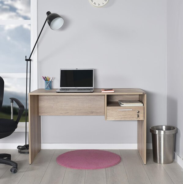PC stolek Calliope 2 (ořech světlý). Akce -24%