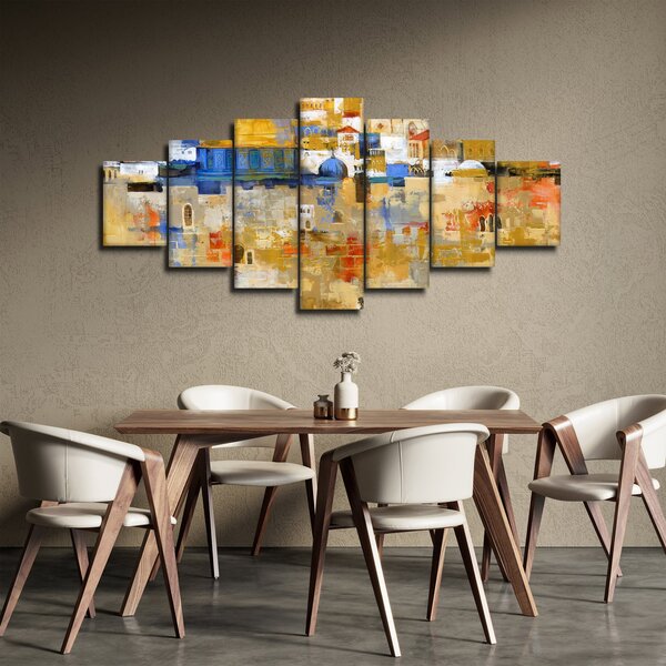 Obraz - Zeď nářků, Jeruzalém, Izrael (210x100 cm)