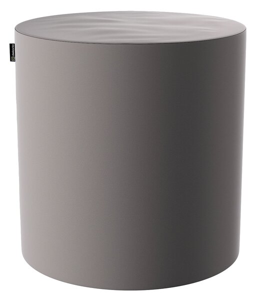 Sedák Barrel- válec pevný barva šedá látka lesklé, sametová