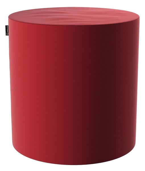 Sedák Barrel- válec pevný barva červená látka lesklé, sametová