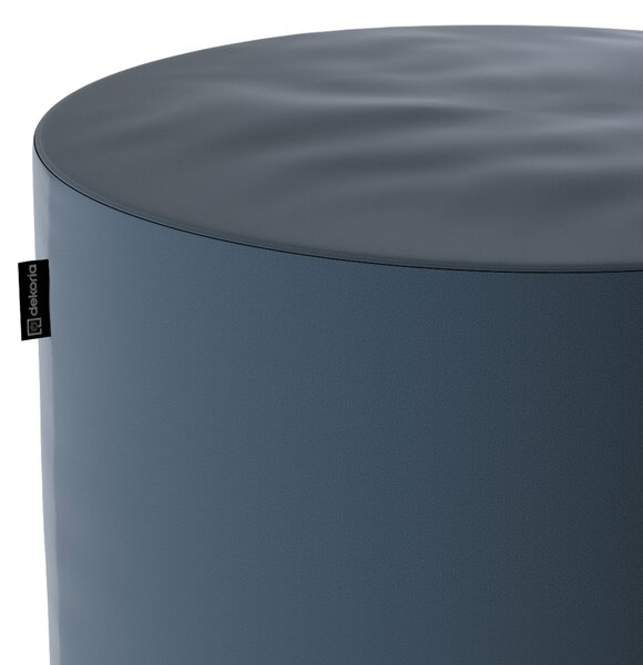 Sedák Barrel- válec pevný barva modrá látka lesklé, sametová