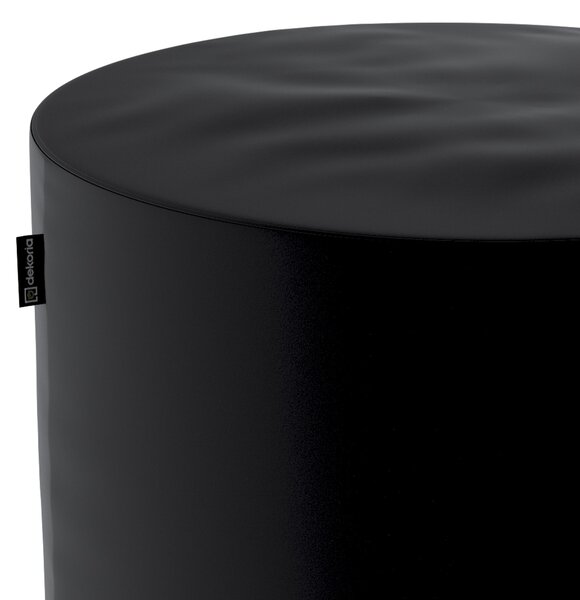 Sedák Barrel- válec pevný barva černá látka lesklé, sametová