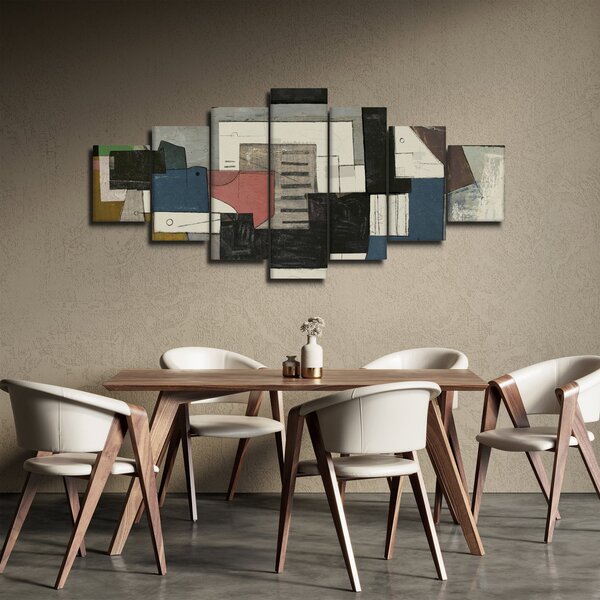 Obraz - Abstrakce, kubismus (210x100 cm)