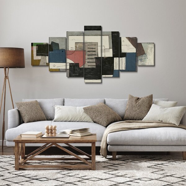 Obraz - Abstrakce, kubismus (210x100 cm)