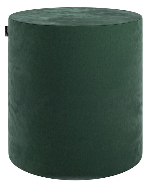 Sedák Barrel- válec pevný barva zelená látka lesklé, sametová