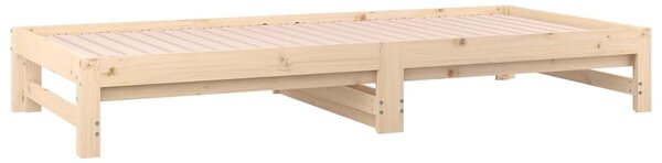 Výsuvná postel 2x (90 x 200) cm masivní borovice 3108602