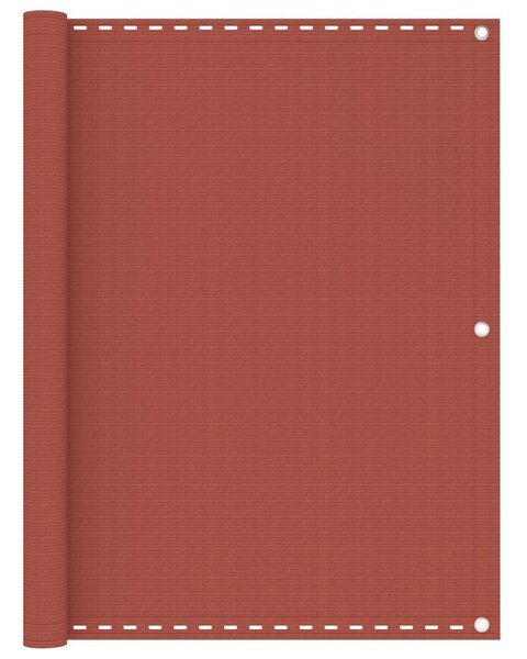 Balkonová zástěna terakota 120 x 500 cm HDPE 310954