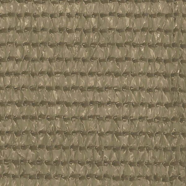Balkonová zástěna taupe 120 x 500 cm HDPE 310966
