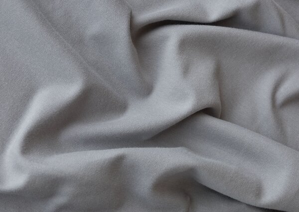 Prostěradlo Světle šedé INTERLOCK Jersey interlock 90-100 x 200-220/35
