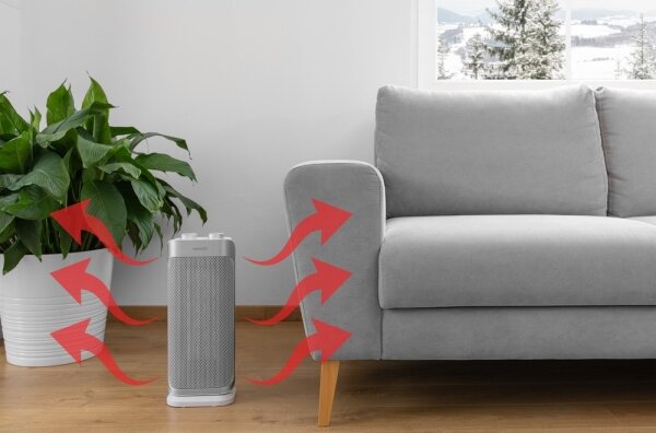 Sencor - Keramický ventilátor s topným tělesem a termostatem 1000/2000W/230V