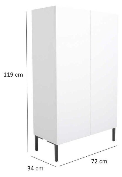 Skříňka Selene (bílá). Akce -25%