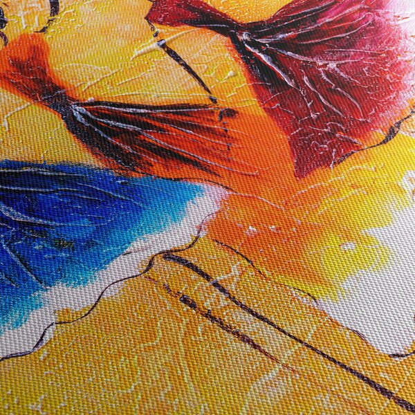 Obraz - Olejomalba, baletky (30x30 cm)