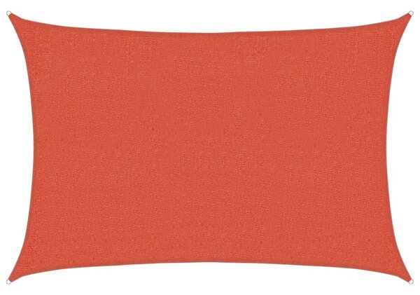 Stínicí plachta 160 g/m² terakotová 2 x 2,5 m HDPE 311336