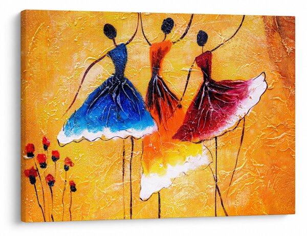 Obraz - Olejomalba, baletky (70x50 cm)