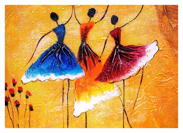 Obraz - Olejomalba, baletky (70x50 cm)