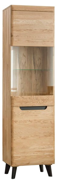 Prosklená vitrína z masivu dubu Antalia