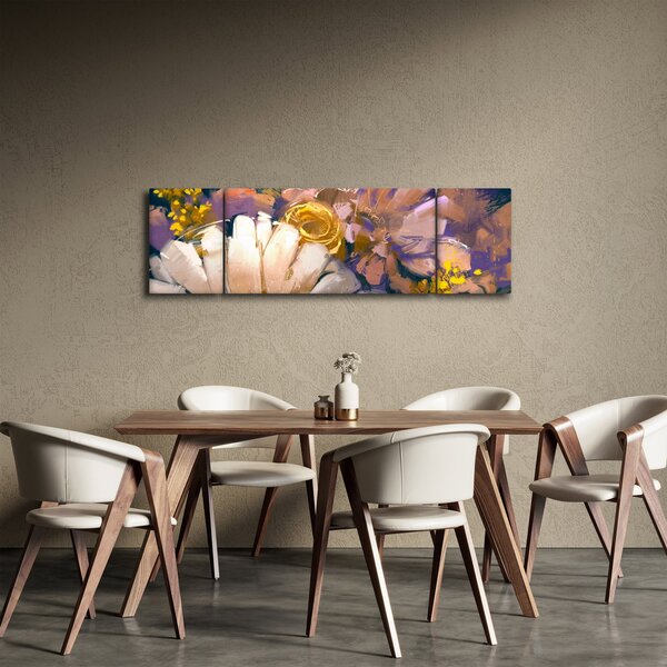 Obraz květů (170x50 cm)