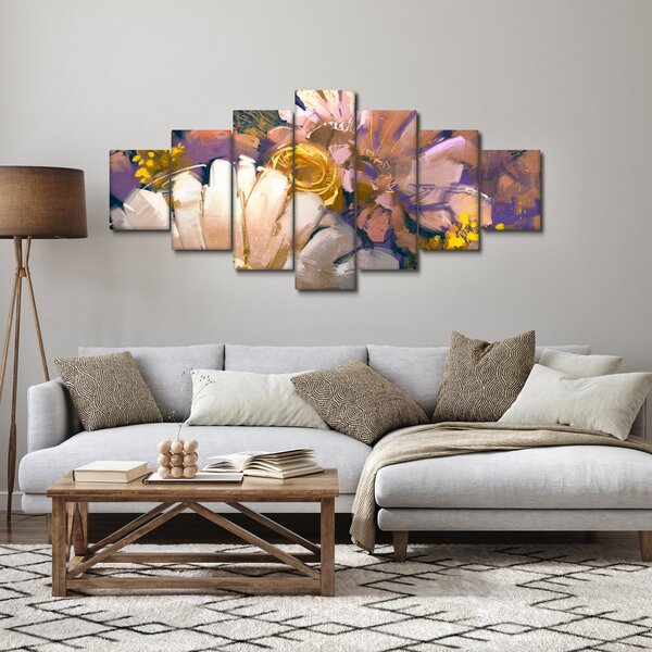 Obraz květů (210x100 cm)
