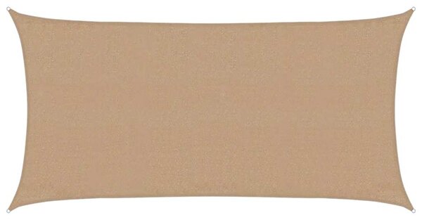 Plachta proti slunci 160 g/m² taupe 3 x 6 m HDPE 311405