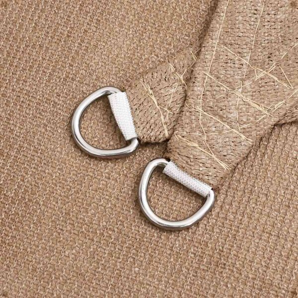 Plachta proti slunci 160 g/m² taupe 3 x 6 m HDPE 311405