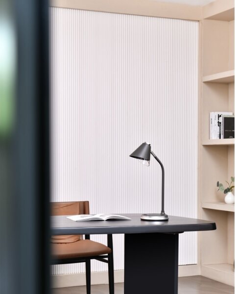 Immax 08972L - LED Stmívatelná stolní lampa FINCH LED/9W/12/230V šedá/chrom