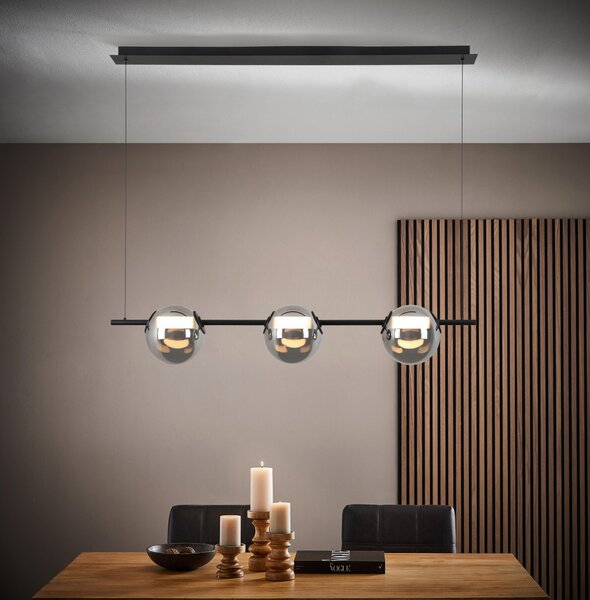 ZÁVĚSNÉ LED SVÍTIDLO, 124/20/215 cm Dieter Knoll - Závěsná LED svítidla