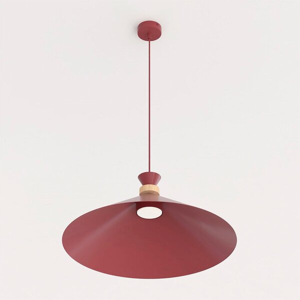 Závěsné svítidlo OLIVO 1L – vínové, 1× GX53, šířka 50 cm