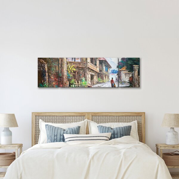 Obraz Filipínské vesnice, Asie (170x50 cm)