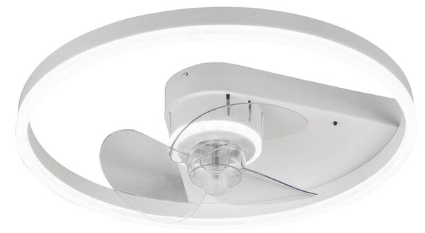 Lindby Varyk LED stropní ventilátor, CCT, bílá