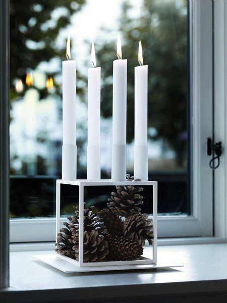 Audo Copenhagen Svícen Kubus 4 - White BLS136