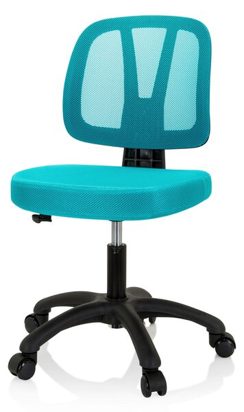 OTOČNÁ ŽIDLE PRO MLÁDEŽ, síťovina, tyrkysová MID.YOU - Online Only psací stoly & židle, Online Only