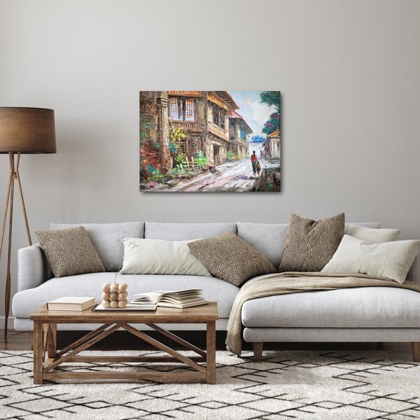 Obraz Filipínské vesnice, Asie (70x50 cm)