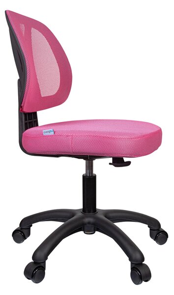OTOČNÁ ŽIDLE PRO MLÁDEŽ, síťovina, růžová MID.YOU - Dětské otočné židle, Online Only