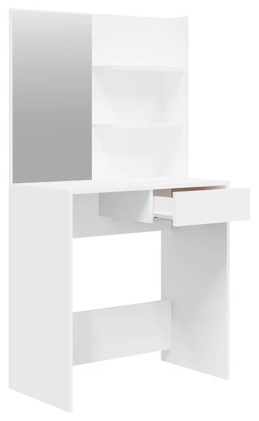 Toaletní stolek sada bílý 74,5 x 40 x 141 cm 3114139