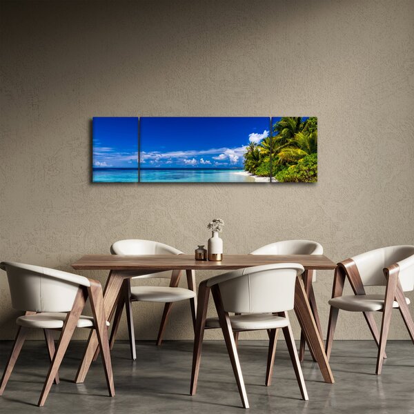 Obraz tropické pláže (170x50 cm)