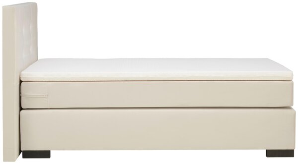 POSTEL BOXSPRING, 90/200 cm, krémová MID.YOU - Jednolůžkové postele, Online Only