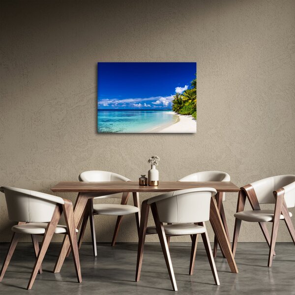 Obraz tropické pláže (70x50 cm)