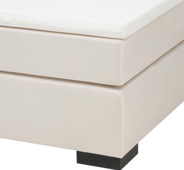 POSTEL BOXSPRING, 90/200 cm, krémová MID.YOU - Jednolůžkové postele, Online Only