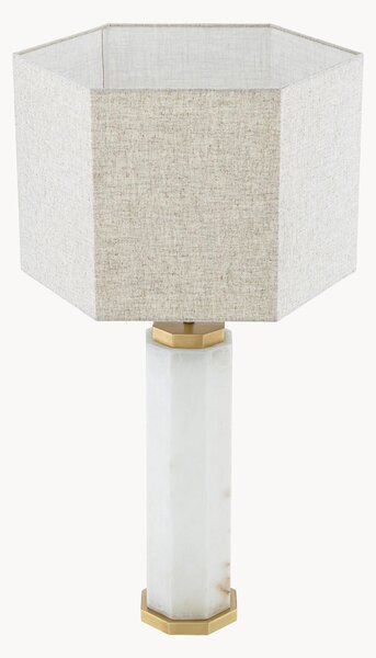 Stolní lampa z alabastru Newman