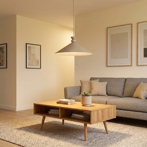Závěsné svítidlo OLIVO 1L – moka, 1× GX53, šířka 50 cm